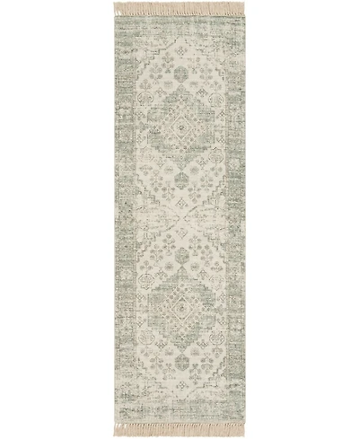 Livabliss Zainab Zai-2311 Sage 2'6" x 8' Runner Area Rug