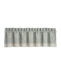 J Queen New York Garden View Straight Window Valance, 14" x 20"