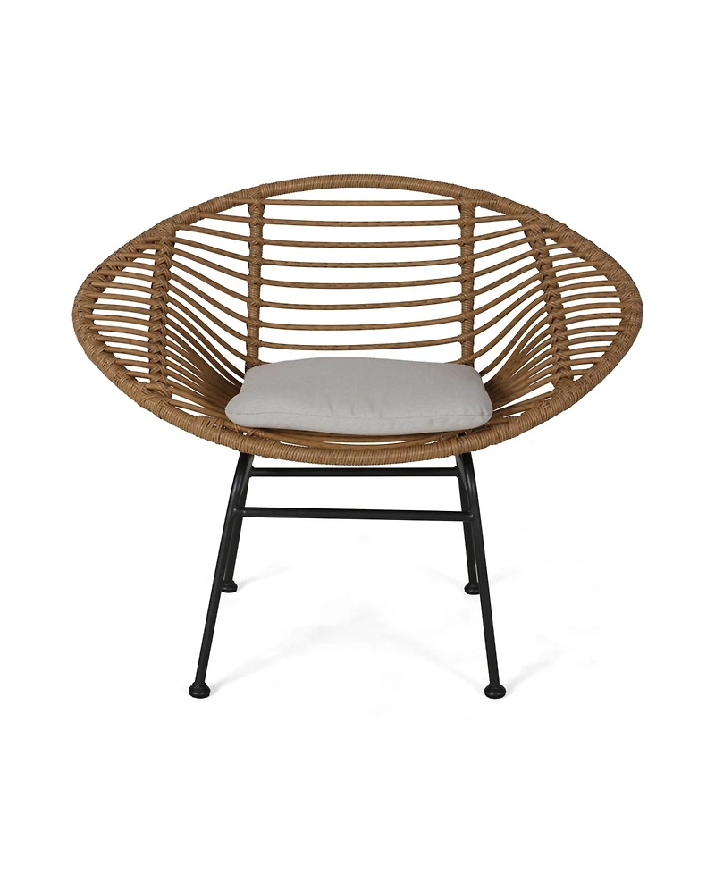 Noble House San Antonio Outdoor Chairs with Cushions, Set of 2