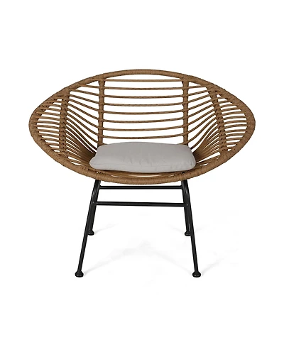 Noble House San Antonio Outdoor Chairs with Cushions, Set of 2