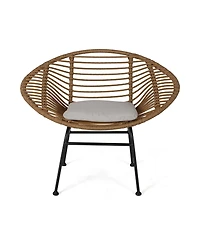 Noble House San Antonio Outdoor Chairs with Cushions, Set of 2