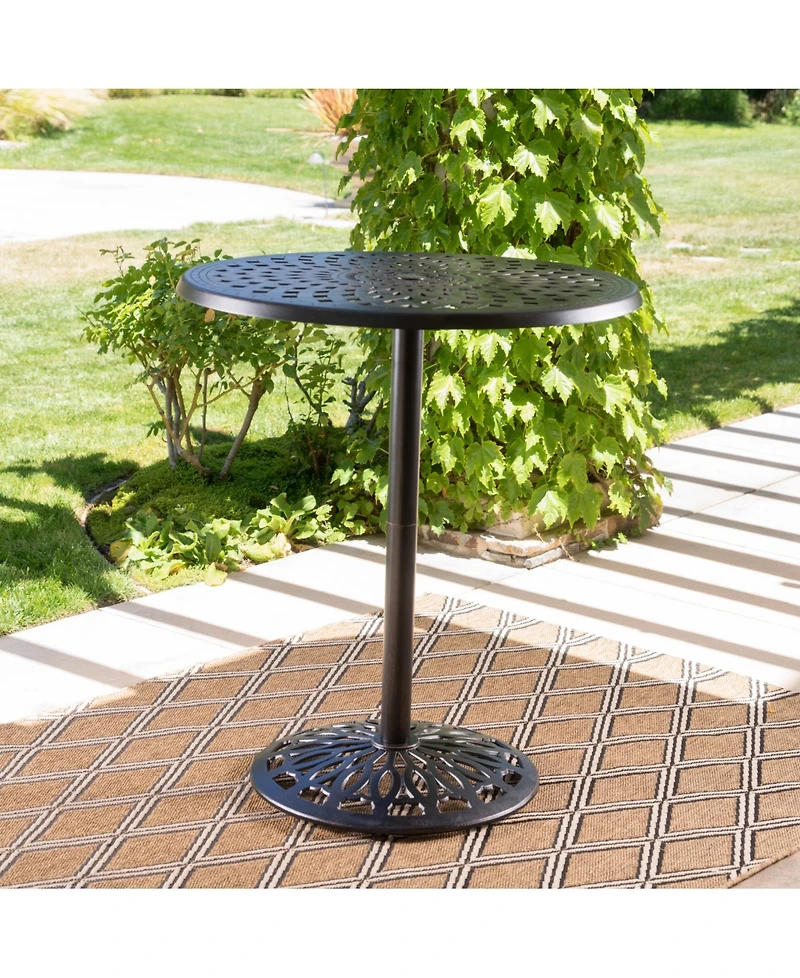 Noble House Arlana Outdoor Cast Bar Table