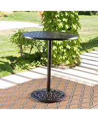 Noble House Arlana Outdoor Cast Bar Table