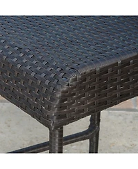 Noble House Samira Outdoor Barstools, Set of 2