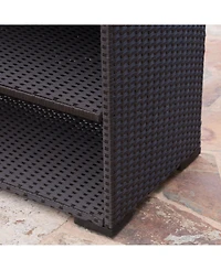 Noble House Levont Contemporary Outdoor Bar