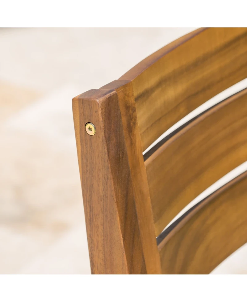 Noble House Stamford Outdoor Dining Chairs, Set of 2