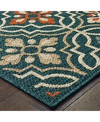 Oriental Weavers Latitude 709 Blue Rug
