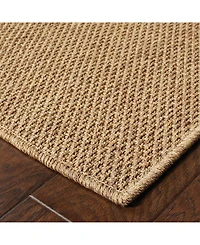 Oriental Weavers Karavia 2061N Tan 7'10" x 10'10" Outdoor Area Rug
