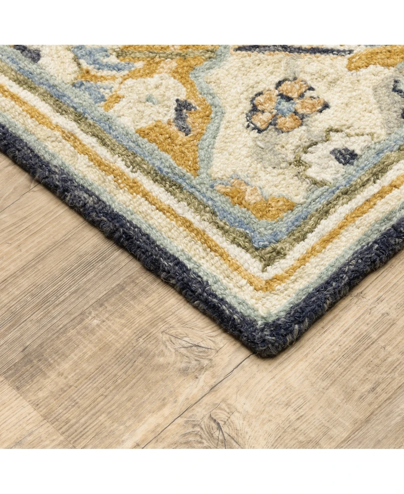 Oriental Weavers Alfresco 28406 Blue 5' x 8' Area Rug