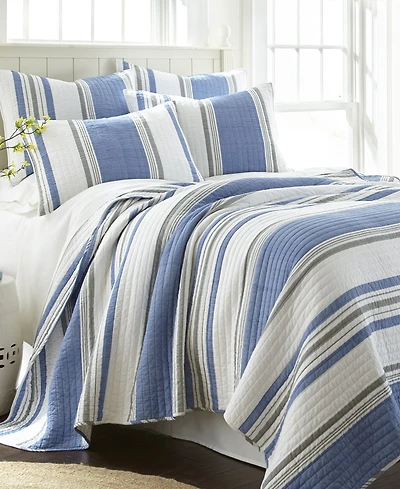 Levtex St. Bart Stripe 3-Pc. Quilt Set, King