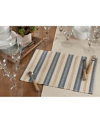Saro Lifestyle Striped Placemat Set of 4