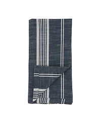 Saro Lifestyle Striped Napkin Set of 4