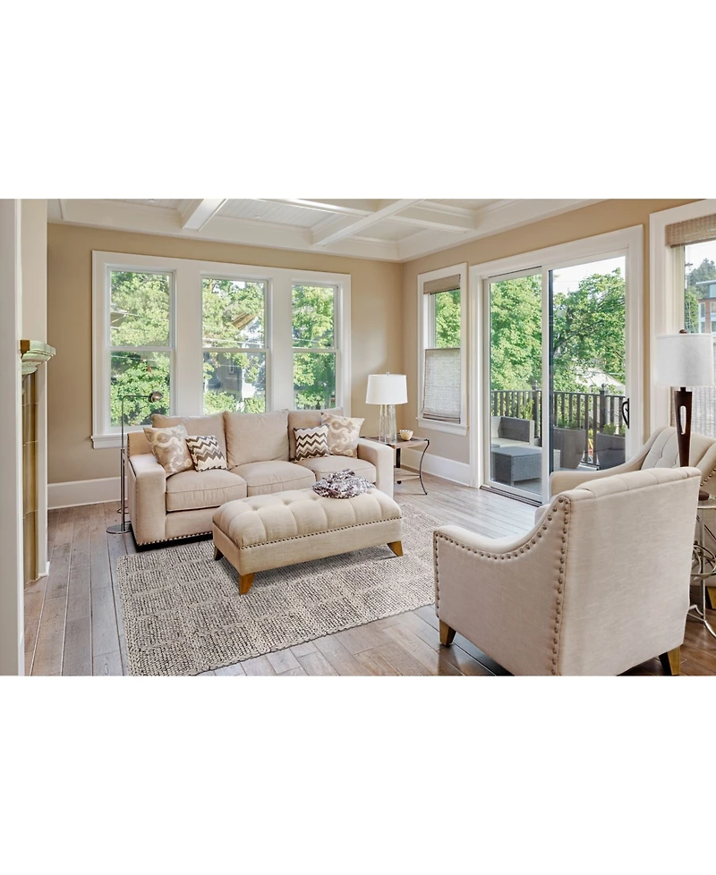 Feizy Berkeley R0739 Beige 5' x 8' Area Rug