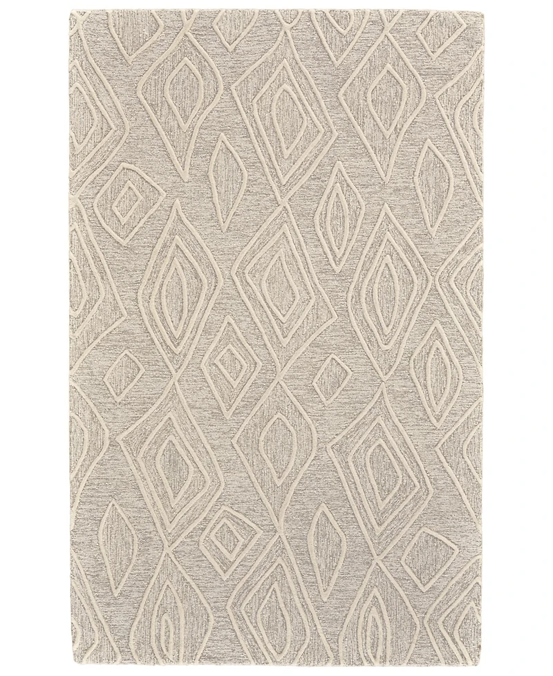 Feizy Enzo R8738 Ivory 5' x 8' Area Rug
