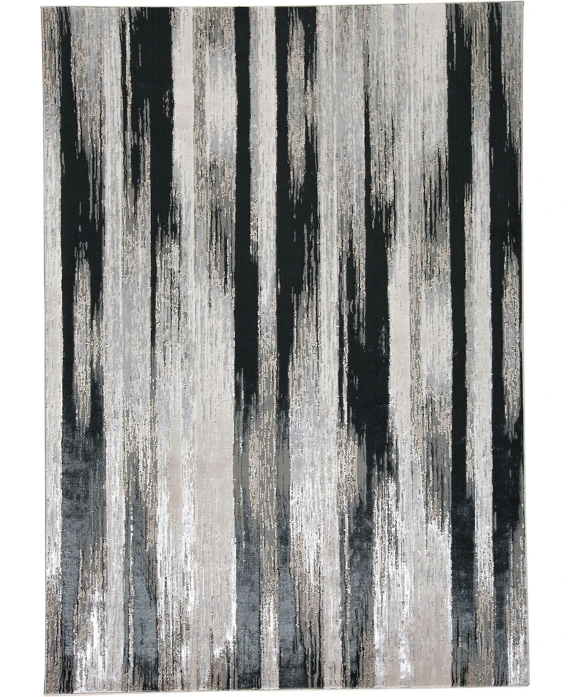 Feizy Micah R3338 Black 5' x 8' Area Rug