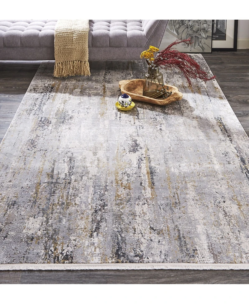 Feizy Cadiz R3887 Ivory 2'2" x 3'2" Area Rug