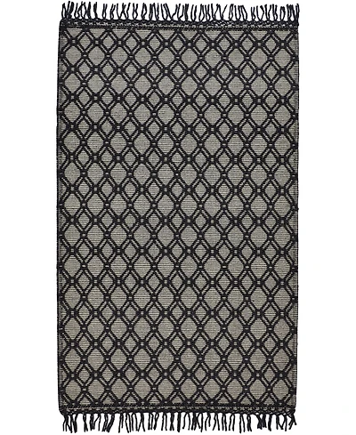 Feizy Phoenix R0808 Black 5' x 7'6" Area Rug