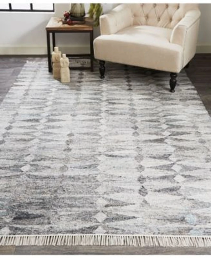 Feizy Londyn R0814 Gray Area Rug