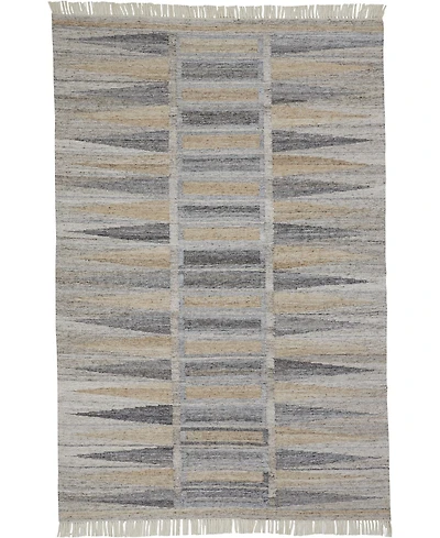 Feizy Beckett R0817 Gray 5' x 8' Area Rug