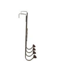 Spectrum Cambridge Over The Door 4-Hook Rack