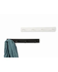 Spectrum Diversified Wall-Mounted 4 Peg Wood Hook Rack