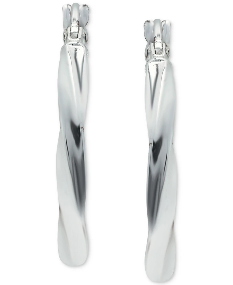 Giani Bernini Twist Hoop Earrings in Sterling Silver, Created for Macy's