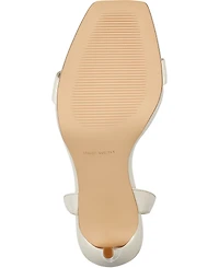 Nine West Women's Zadie Square Toe Stiletto Heel Dress Sandals
