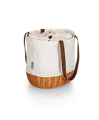 Coronado Canvas and Willow Basket Tote