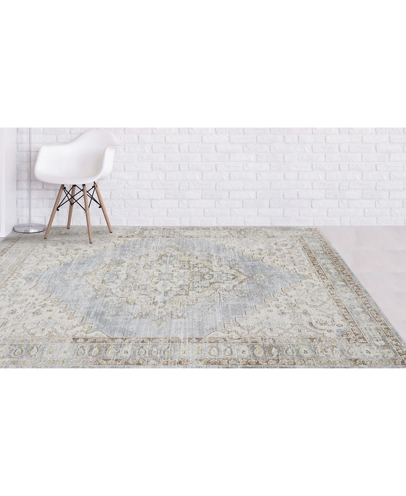 Amer Rugs Century Cen-11 Gray/Ivory 2'6" x 8' Runner Rug