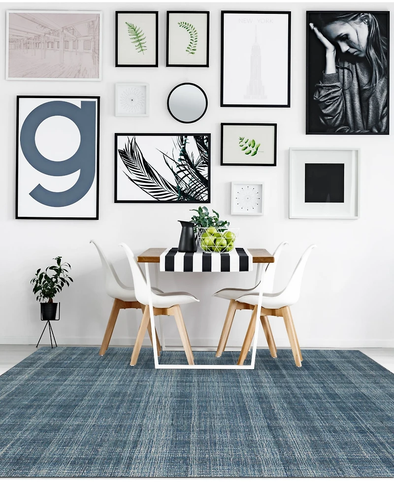 Amer Rugs Laurel Lau-2 Turquoise 7'6" x 9'6" Area Rug
