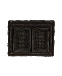 Wicker Storage Baskets, Set of 4
