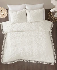 Madison Park Laetitia Medallion Fringe 2-Pc. Quilt Set, Twin/Twin Xl