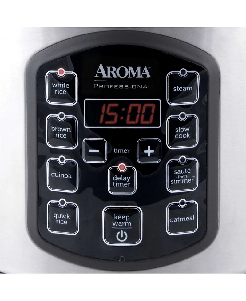 Aroma Arc-954SBD 8 Cup Cooked Digital Rice Cooker, Multicooker Food Steamer
