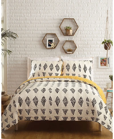 Maker's Collective Prosperity 3-Pc. Quilt Set, Full/Queen