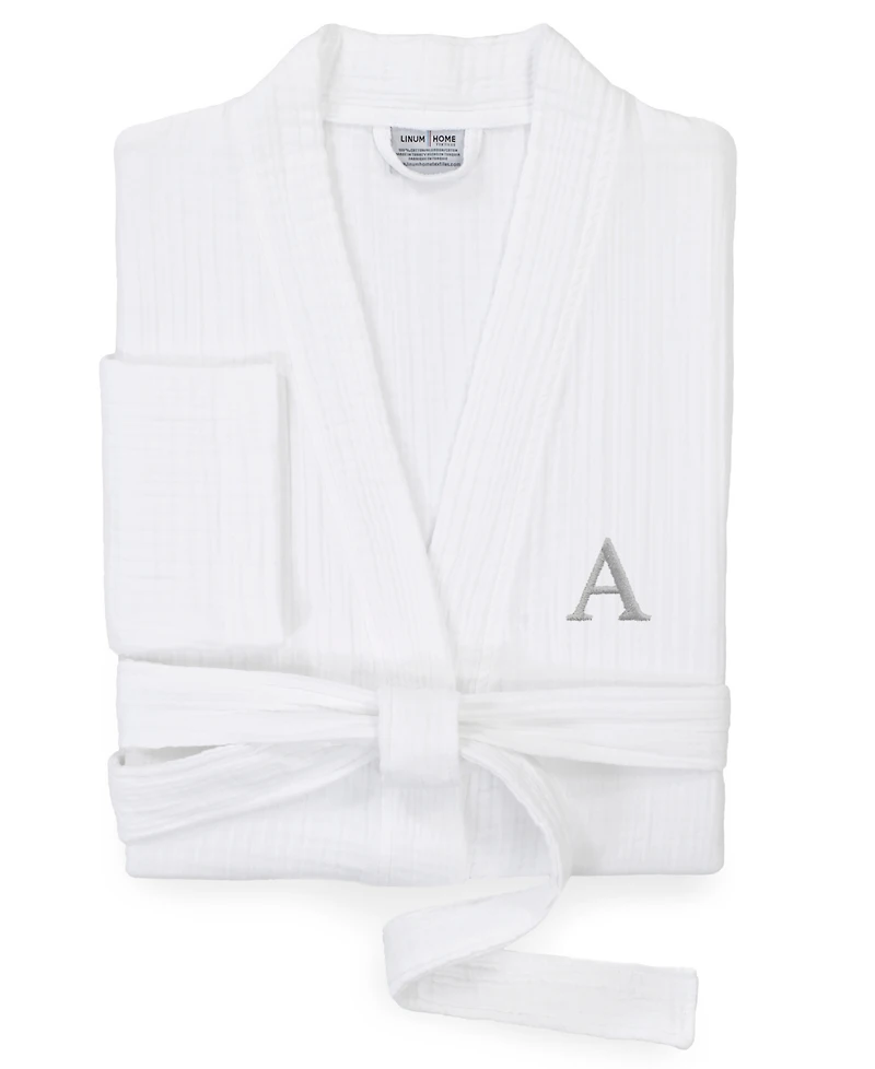 Linum Home Smyrna Personalized Hotel/Spa Luxury Robes