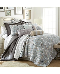 Levtex Rome Damask Reversible 3-Pc. Quilt Set, Full/Queen