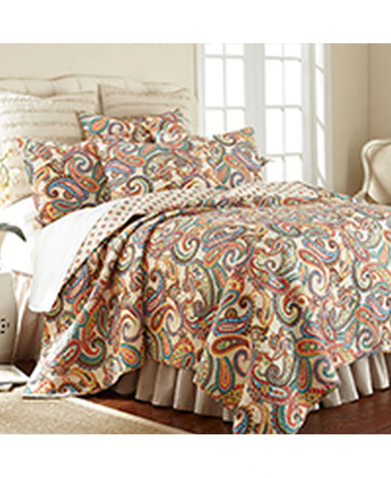 Levtex Alyssa Paisley Reversible -Pc. Quilt Set