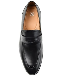 Thomas & Vine Men's Bishop Apron Toe Penny Loafer Shoe