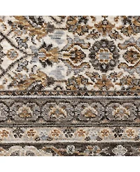 Oriental Weavers Maharaja 2061N Ivory and Gray 3'3" x 5' Area Rug