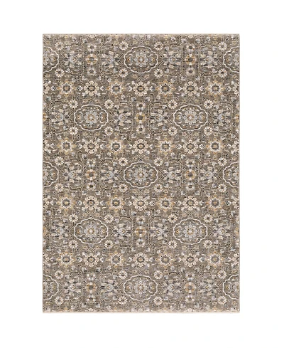 Oriental Weavers Maharaja 532D Gray and Tan 2'3" x 7'6" Runner Rug