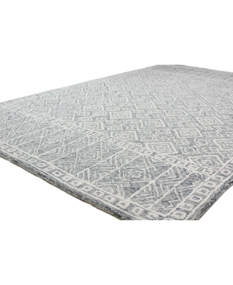 Closeout! Bashian Taron Val-09 Slate 3'6" x 5'6" Area Rug