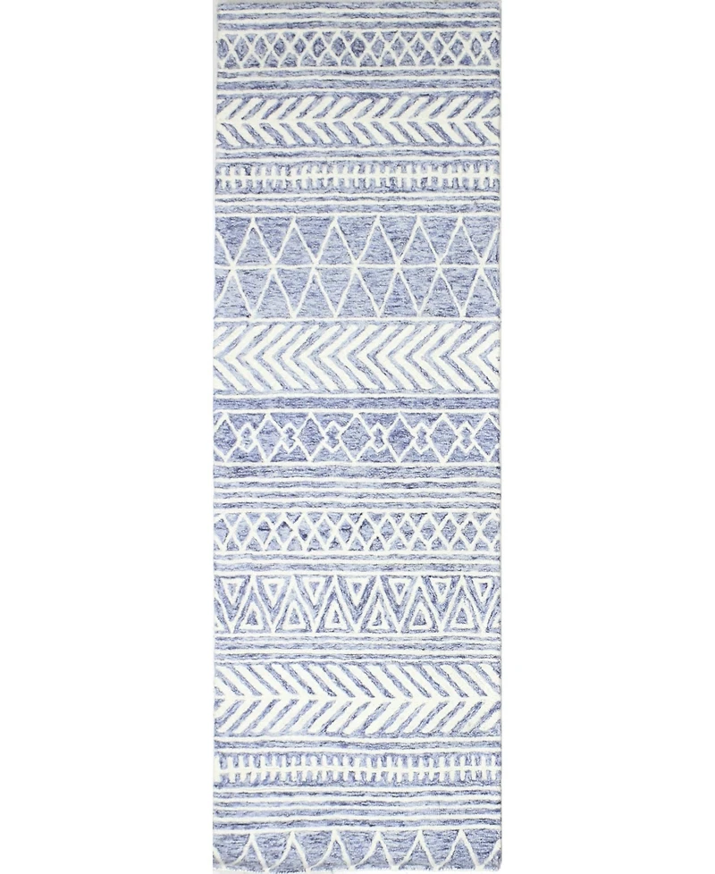Bashian Taron Val-08 Denim 2'6" x 8' Runner Rug