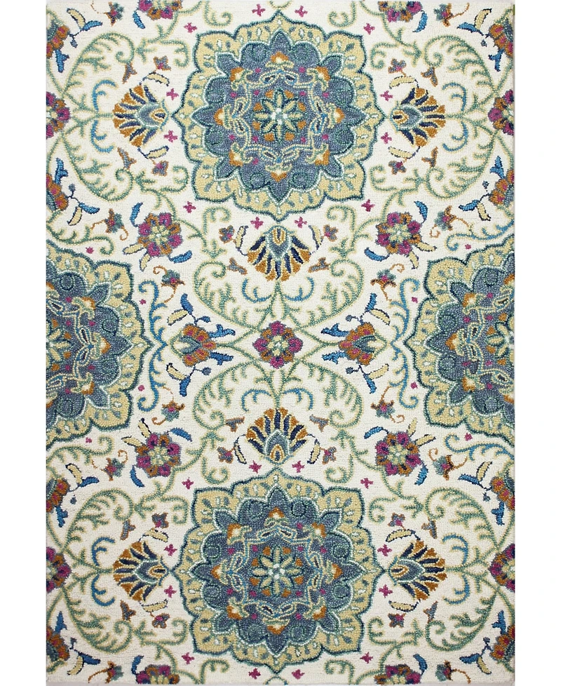 Closeout! Bashian Taron Val-06 Ivory 3'6" x 5'6" Area Rug