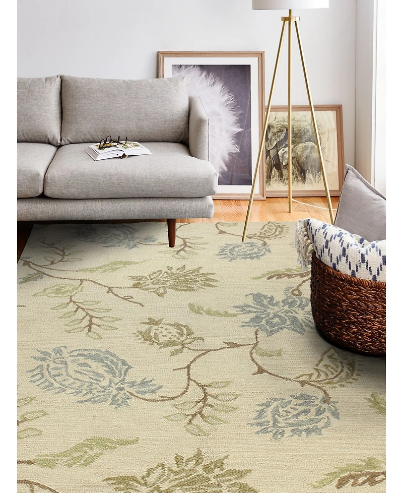 Closeout! Bashian Taron Val-02 Ivory 5' x 7'6" Area Rug