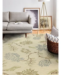 Closeout! Bashian Taron Val-02 Ivory 5' x 7'6" Area Rug