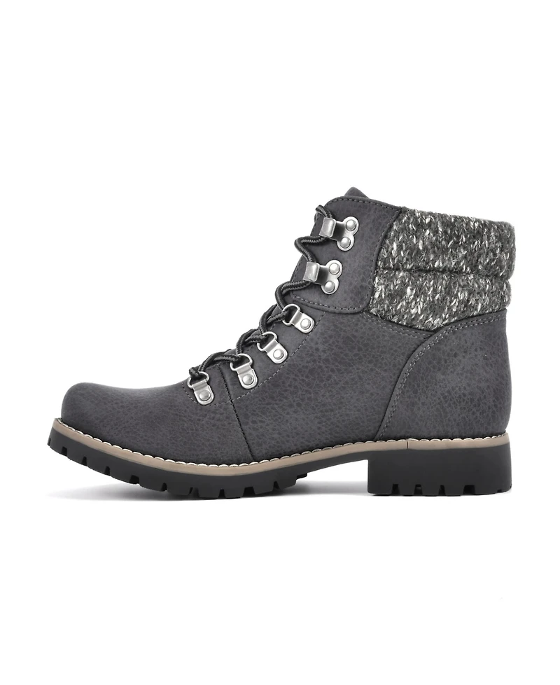 Cliffs by White Mountain Women's Pathfield Lace-Up Booties