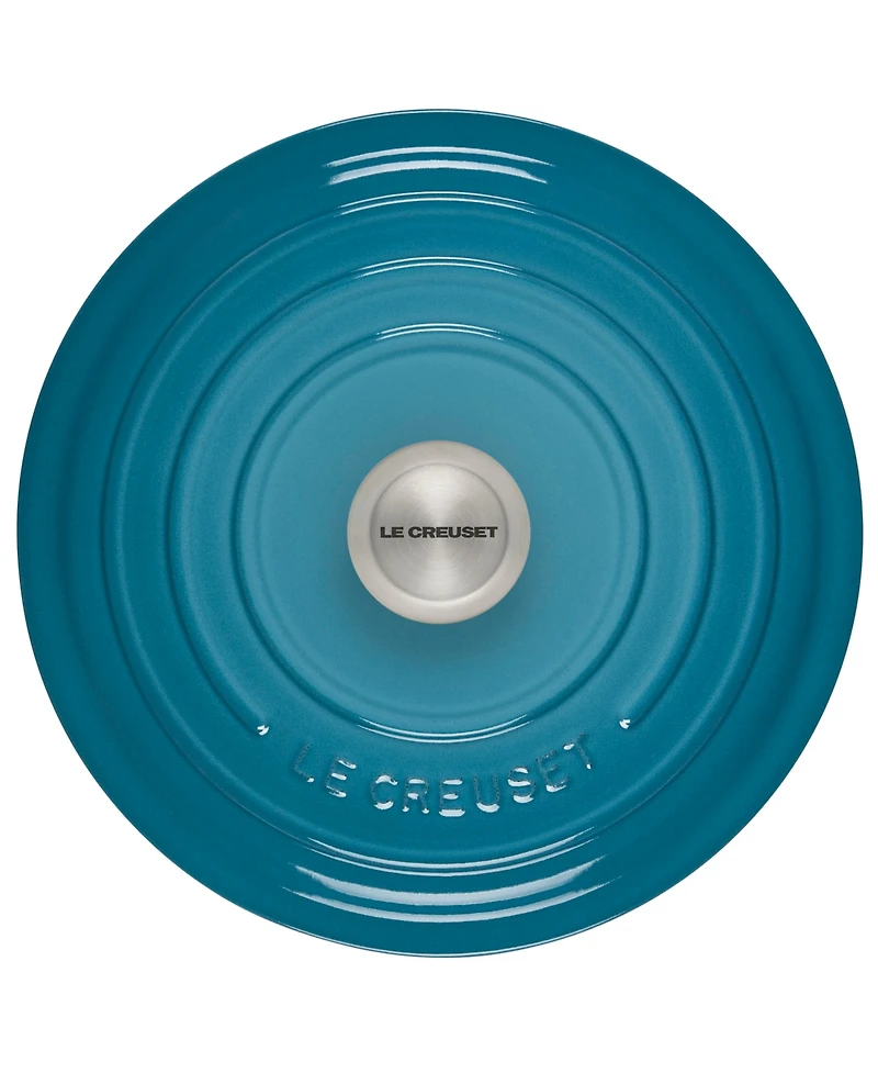 Le Creuset Caribbean Signature Enameled Cast Iron 5.5 Qt. Round Dutch Oven