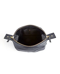Royce New York Pebbled Leather Toiletry Bag