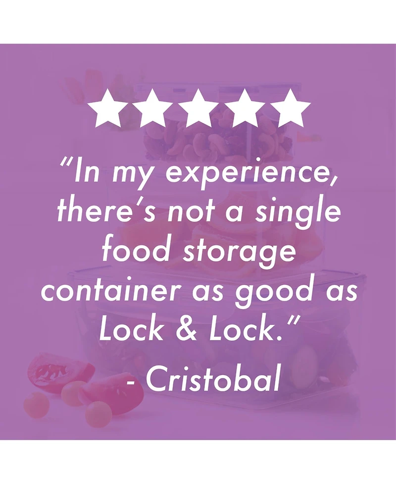 Lock n Lock Easy Essentials Basics 24-Pc. Food Storage Container Set