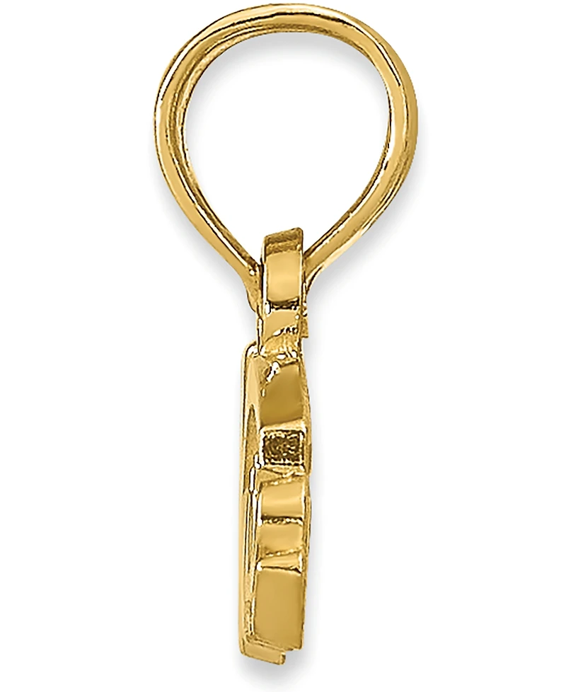 Nurse Charm Pendant in 14k Yellow Gold